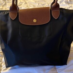 Longchamp Original Le Pliage Large Black tote